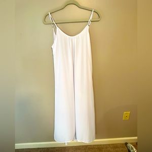 Show Me Your Mumu white slip midi dress